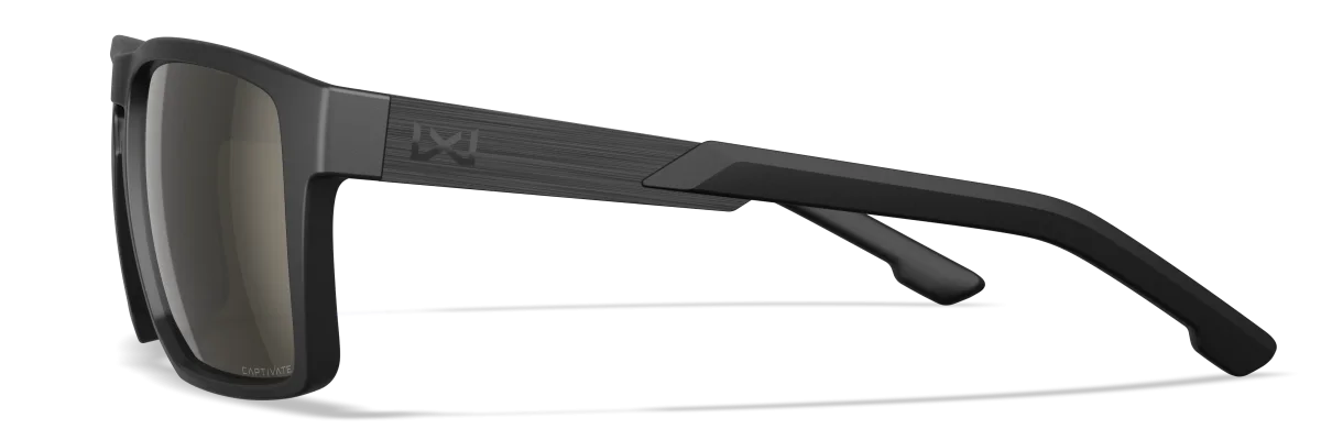 Wiley X WX Apex CAPTIVATE™ Polarized Tungsten Mirror - Bild 6