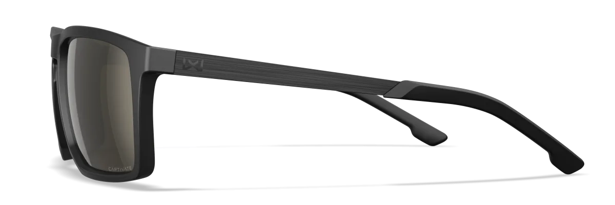 Wiley X WX Axe CAPTIVATE™ Polarized Tungsten Mirror - Bild 5