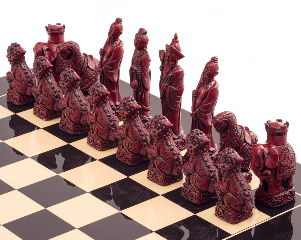 Berkeley Chess Mandarin Cardinal Schackpjäser - Bild 7