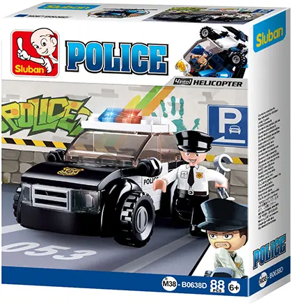 Sluban ModelBricks - Polisbil
