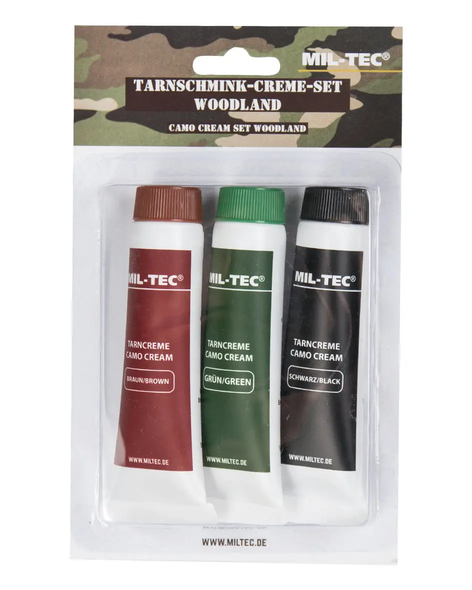 Mil-Tec Ansiktsfärg 3-Pack - Bild 2