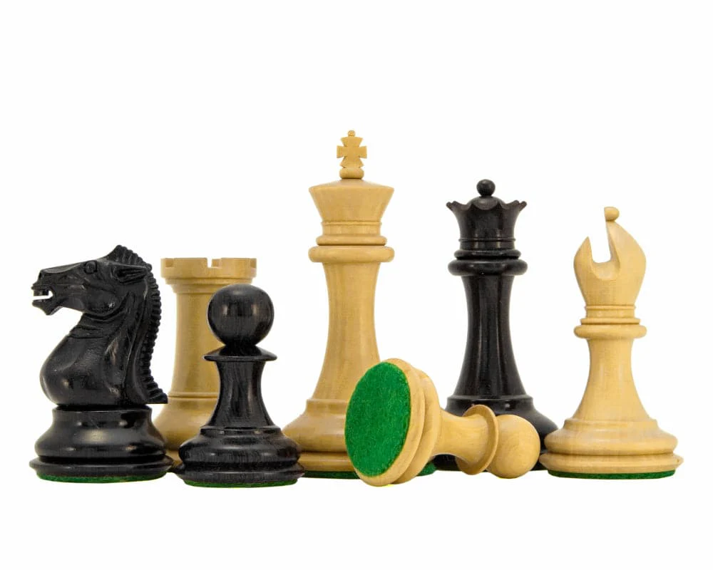 Sovereign Series Schackpjäser i ebeniserad buxbom – 7,6 cm - Bild 3