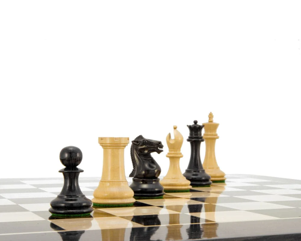 Sovereign Series Schackpjäser i ebeniserad buxbom – 7,6 cm - Bild 7