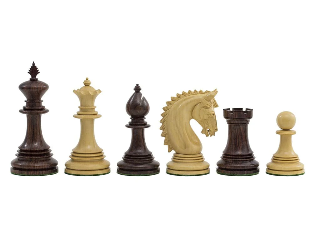 Lemington Rosenträ Schackpjäser – 10,8 cm