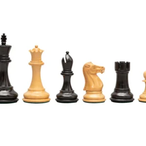 Abingdon Eboniserade Schackpjäser - 8,9 cm