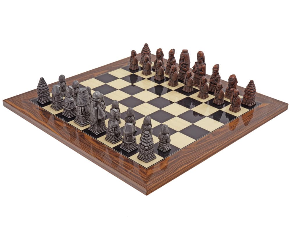 Berkeley Chess Egyptiskt Schackset i metall och palisander