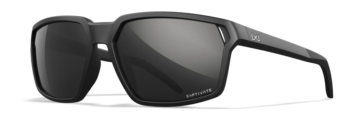 Wiley X WX Sierra CAPTIVATE™ Polarized Black Mirror - Bild 2