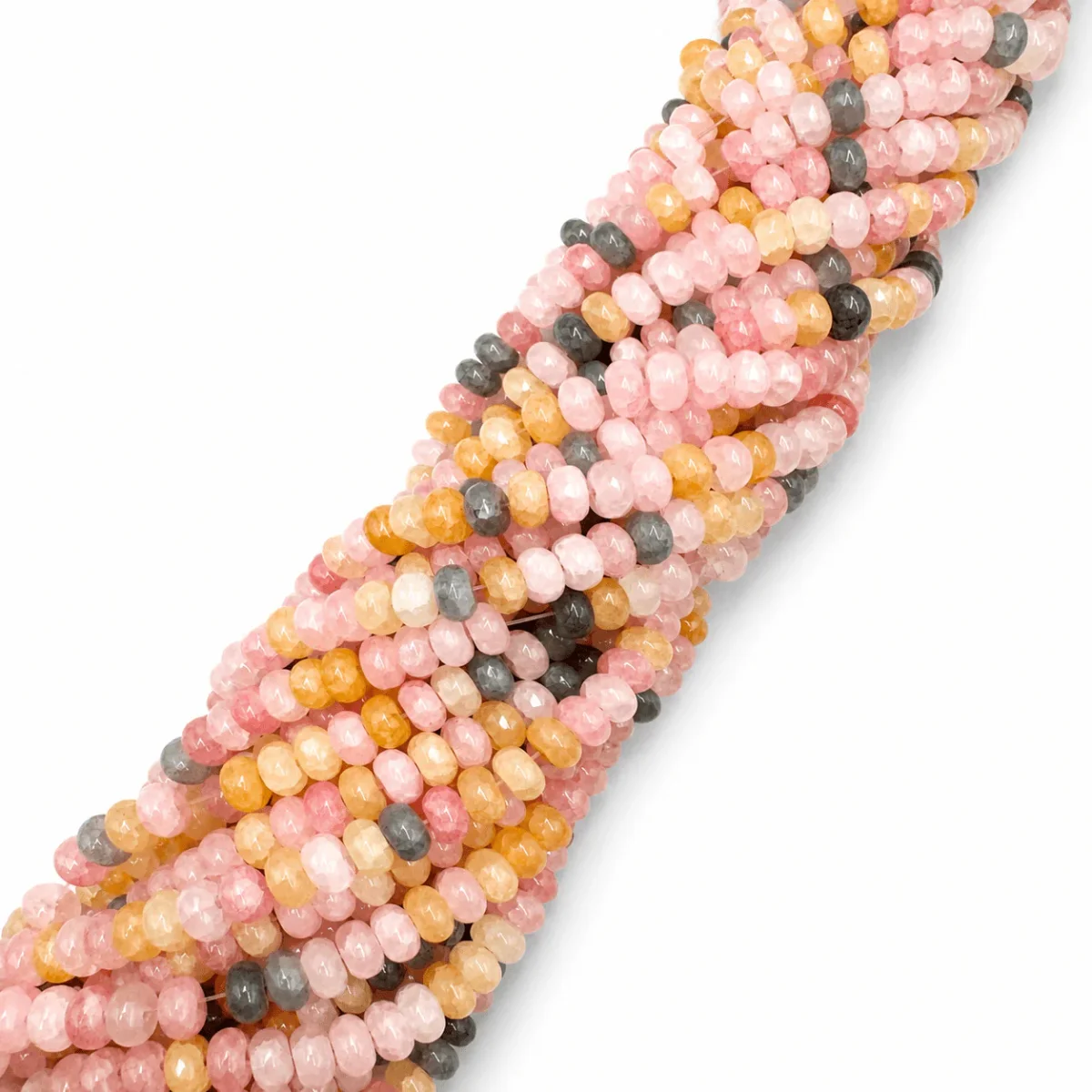 Glasperler – Farve Mix, Rondel (8x5mm)